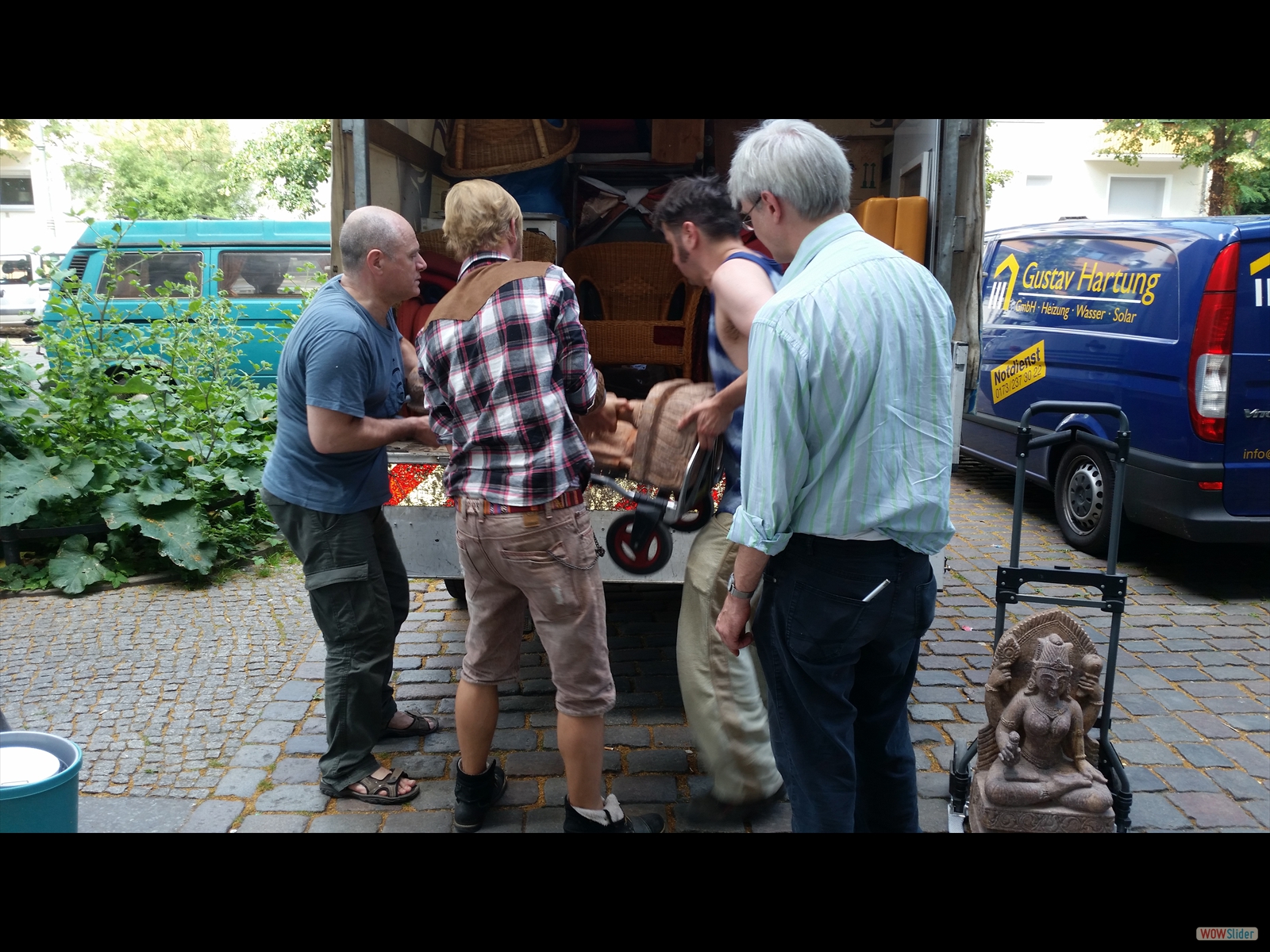 Abtransport unseres Inventars in einen Lagerraum in Marzahn